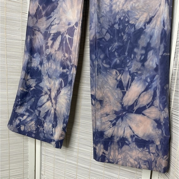 Rag & Bone Purple Tie Dye Cropped Pants Vibrant Purple Size 4 - Picture 5 of 10